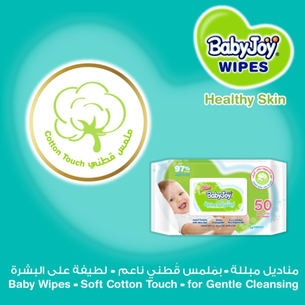 Babyjoy - Healthy Skin Wet Wipes Regular - Pack of 50