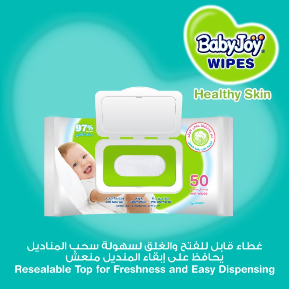 Babyjoy - Healthy Skin Wet Wipes Regular - Pack of 50