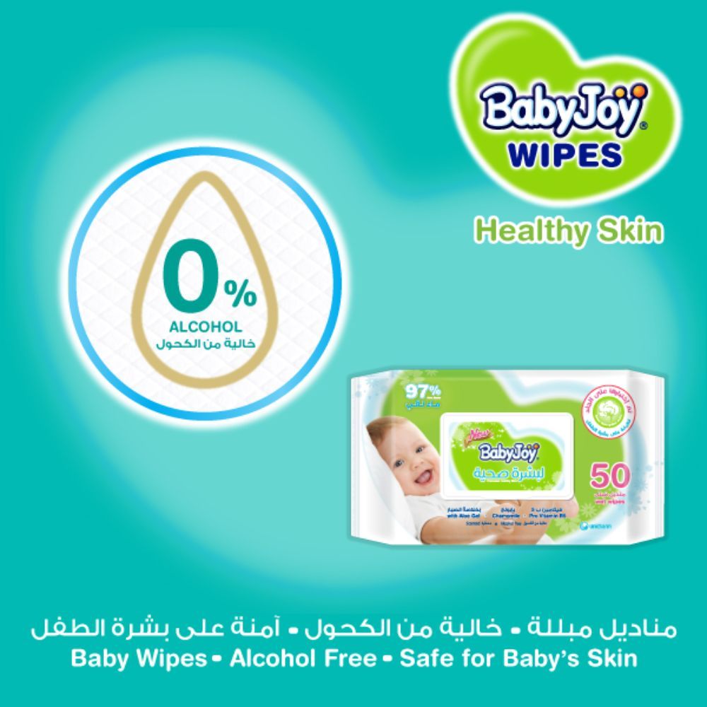 Babyjoy - Healthy Skin Wet Wipes Regular - Pack of 50