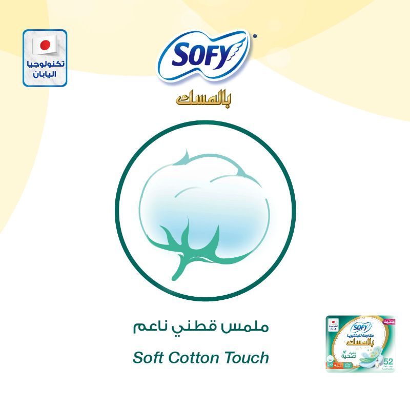 Sofy Slim AntiBacterial Musk Large Pads 29cm 10pcs