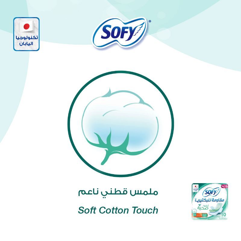 Sofy Slim Anti Bacteria, Large Sanitary Pads 29cm 10pcs