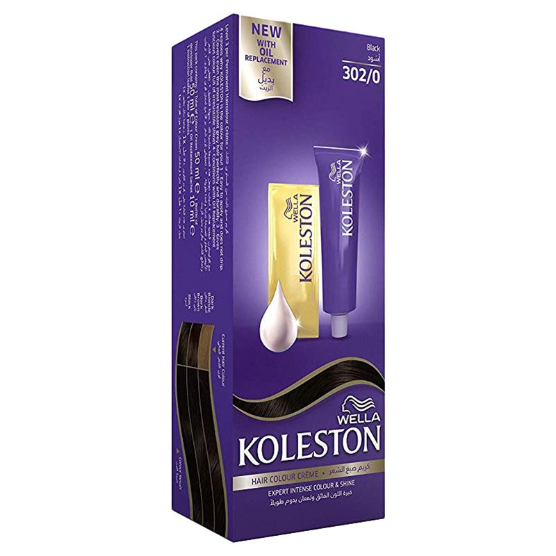 Wella - Koleston Hair Colour Creme 302/0 Black