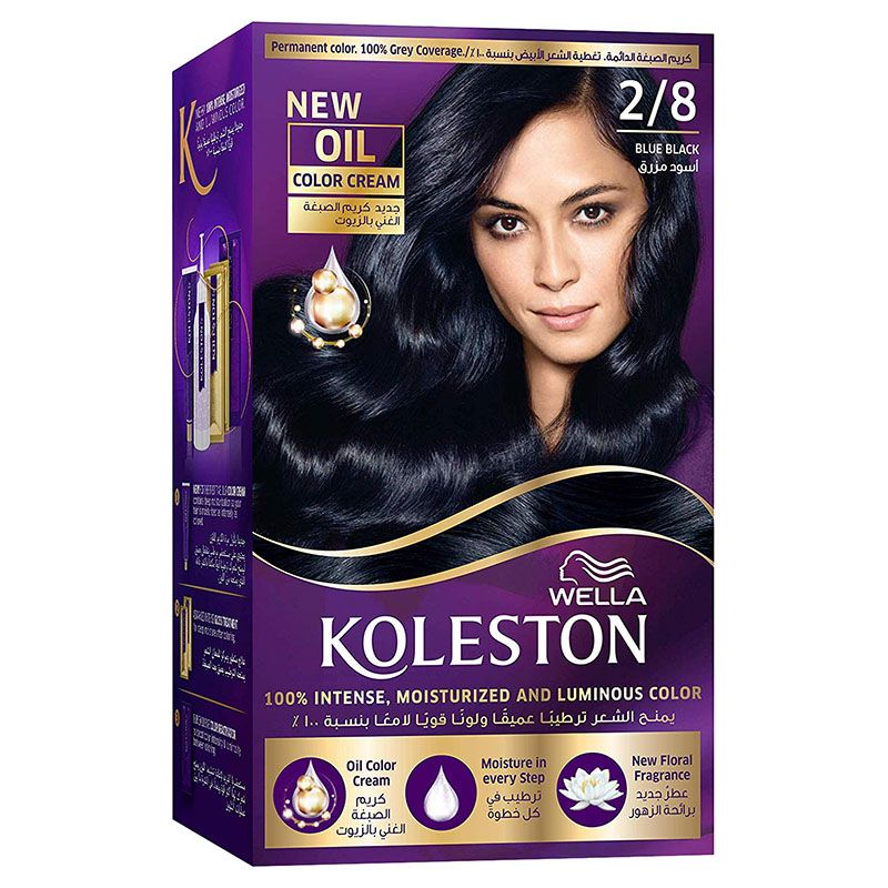 Wella - Koleston Permanent Color Cream Kit 2/8 Blue Black