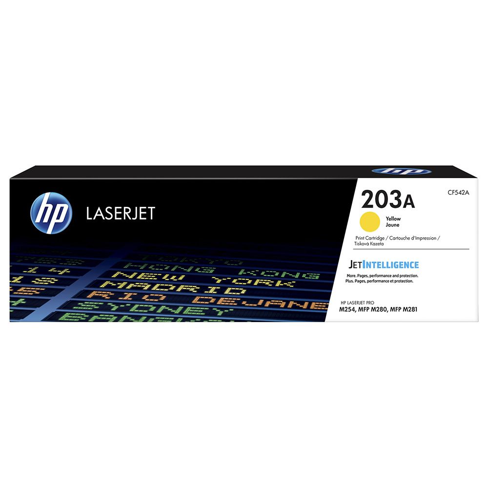 HP - 203A Original LaserJet Toner Cartridge CF542A - Yellow