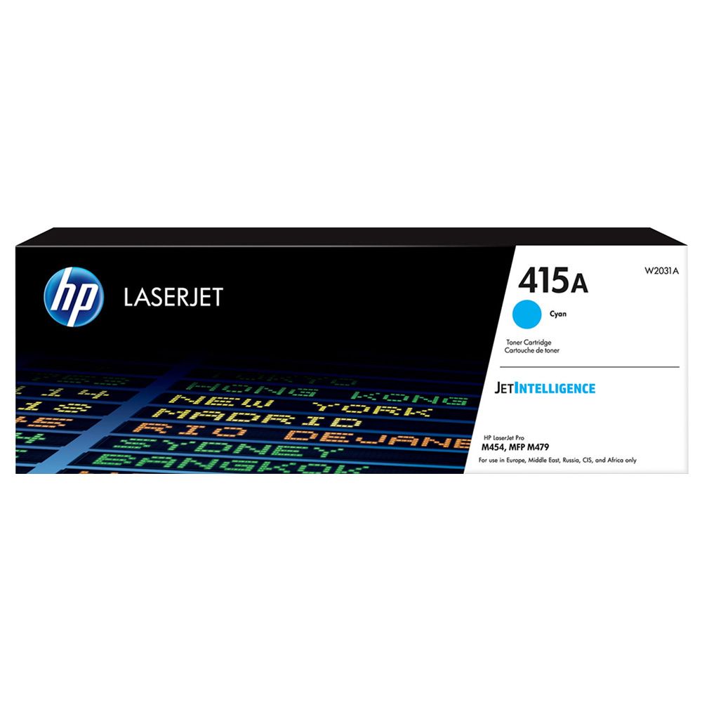 HP - 415A Original LaserJet Toner Cartridge W2031A - Cyan