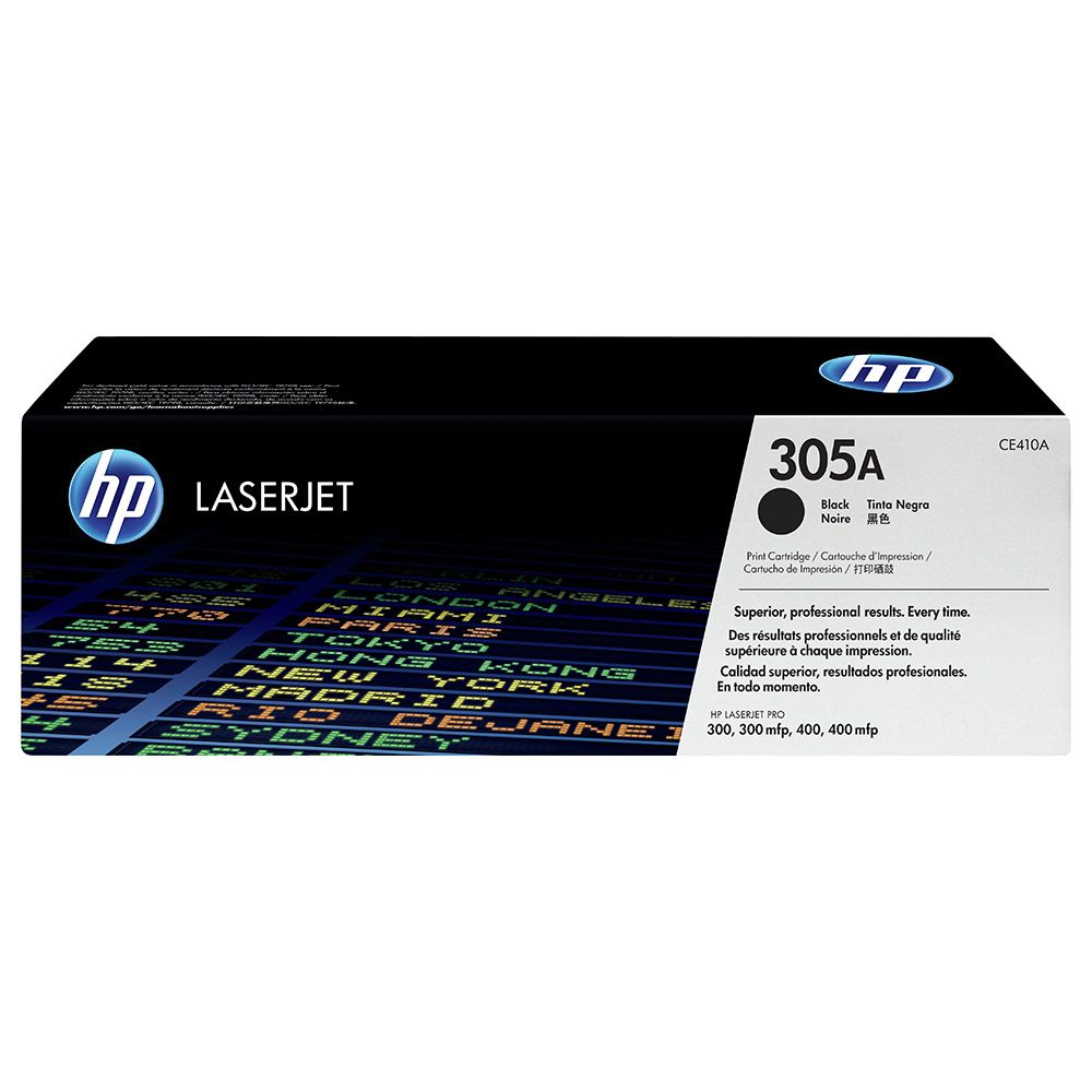 HP - 305A Original LaserJet Toner Cartridge CE410A - Black