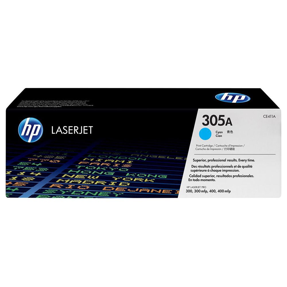 HP - 305A Original LaserJet Toner Cartridge CE411A - Cyan