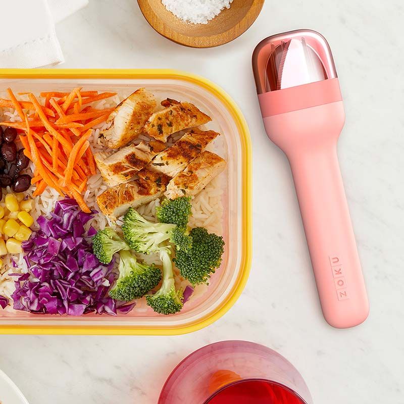 Zoku Pocket Utensil Set - Peach