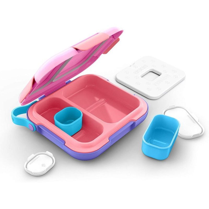 Zoku - 2 Compartments Neat Bento - Pink