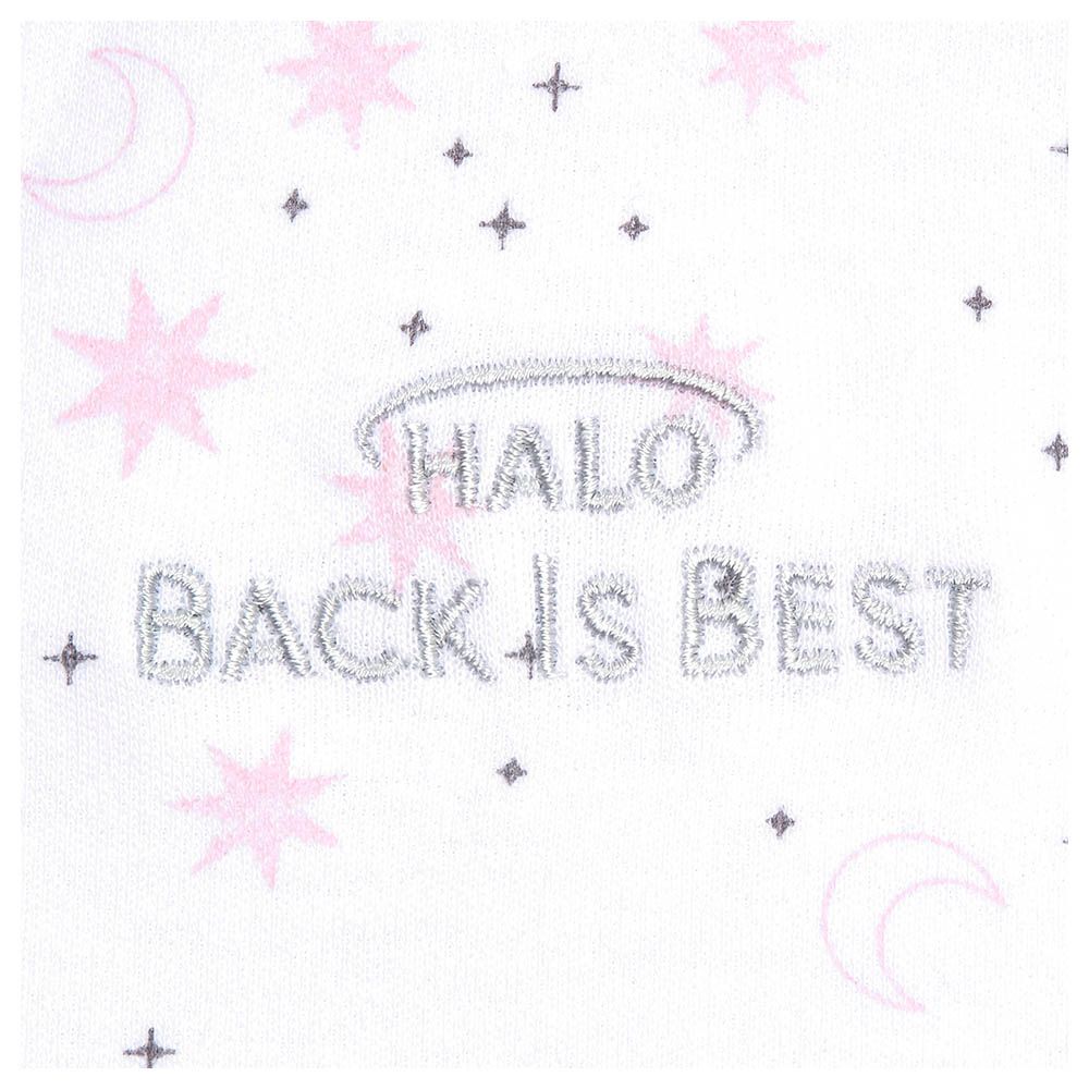 Halo - 100% Cotton Sleep sack Swaddle - Midnight Moons Pink