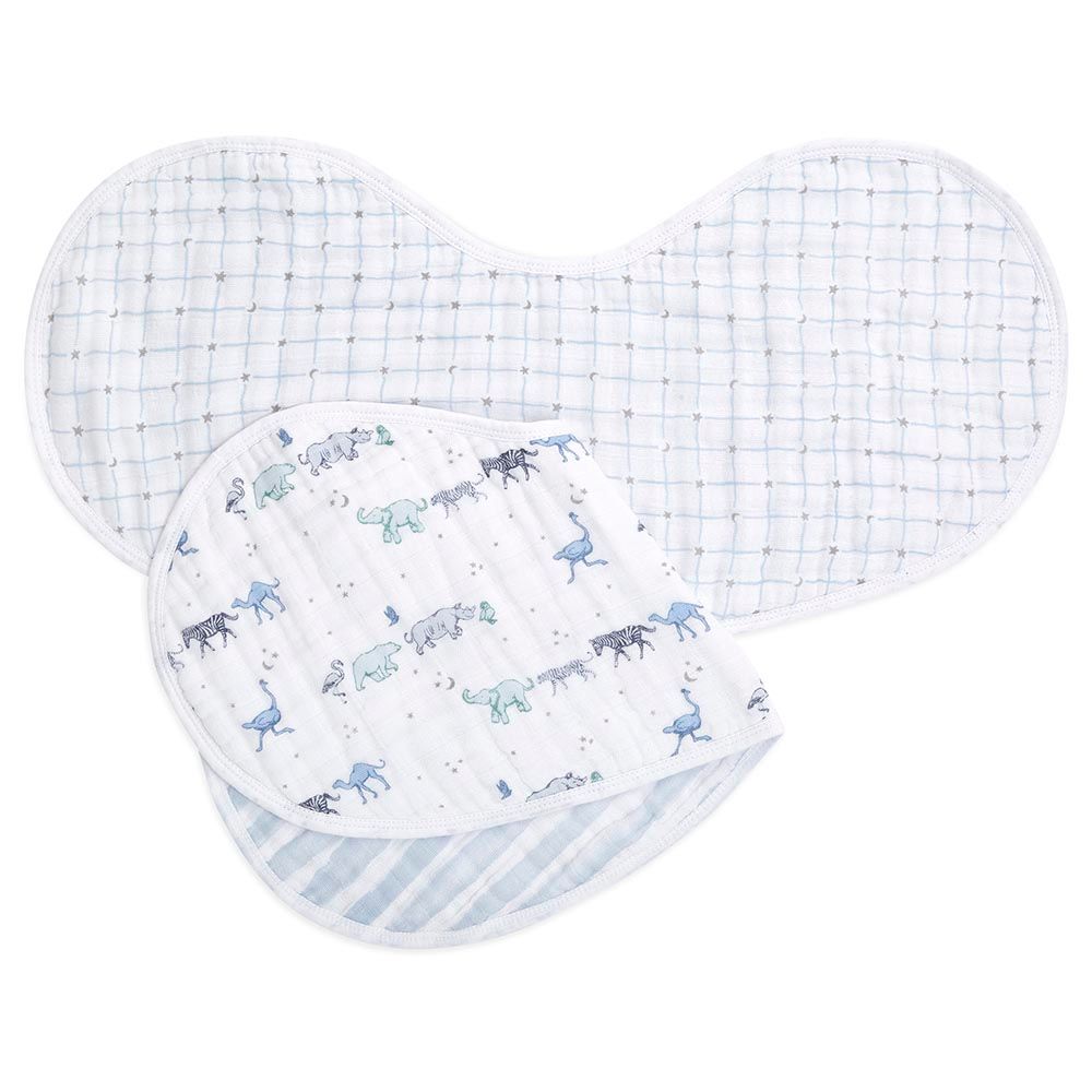 Aden + Anais - Cotton Muslin Burpy Bib - Pack of 2 - Rising Star