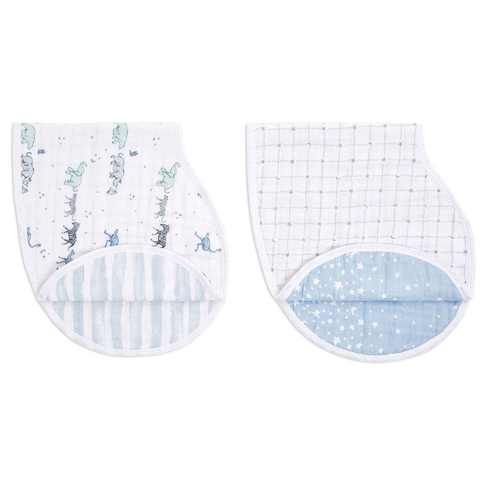 Aden + Anais - Cotton Muslin Burpy Bib - Pack of 2 - Rising Star