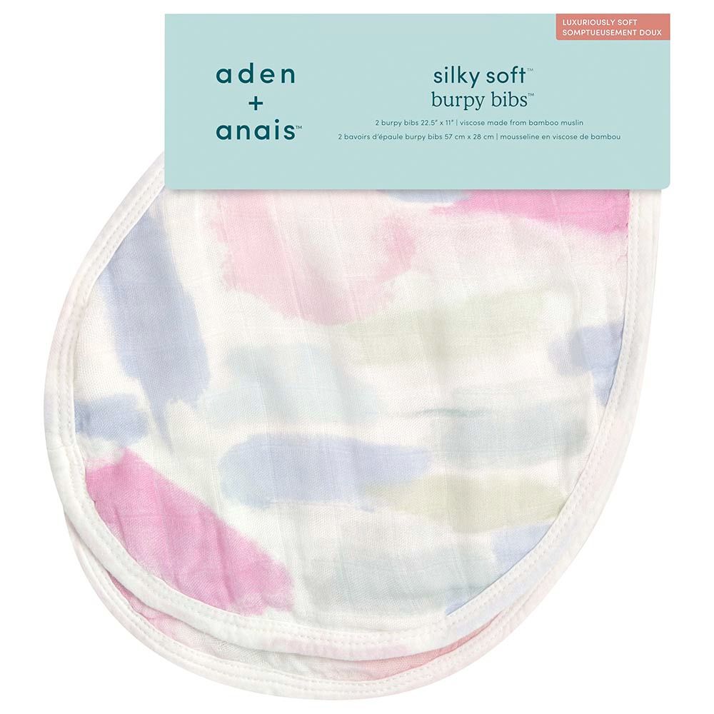 Aden + Anais - Silky Soft Burpy Bib - Pack of 2 - Florentine