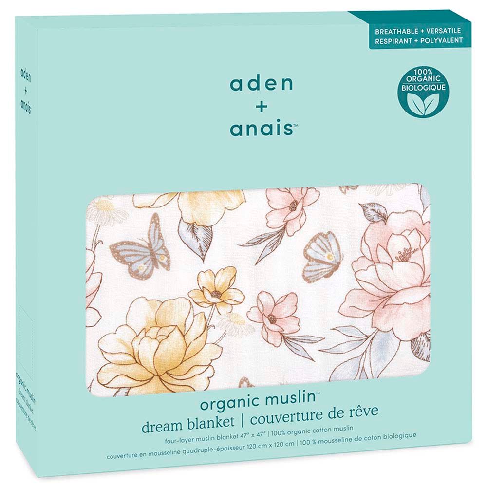 Aden + Anais - Organic Cotton Muslin Dream Blanket - Earthly