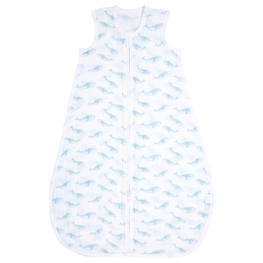 Aden + Anais - Cotton Muslin - Light Sleeping Bag - Oceanic Blue