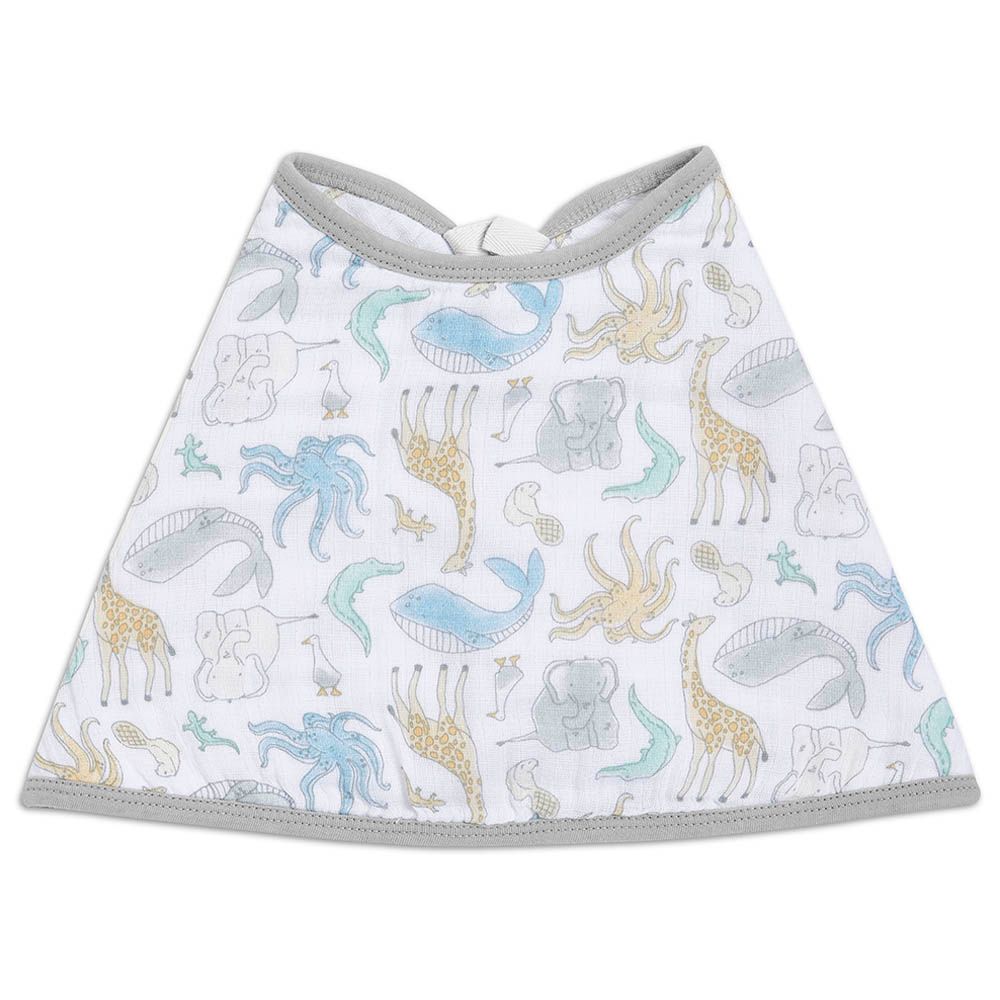 Aden + Anais - Essentials Cotton Baby Burpy Bib - Natural History