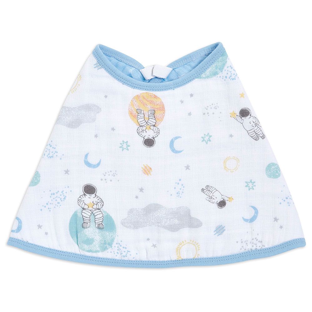 Aden + Anais - Essentials Muslin Baby Burpy Bib - Space Explorers