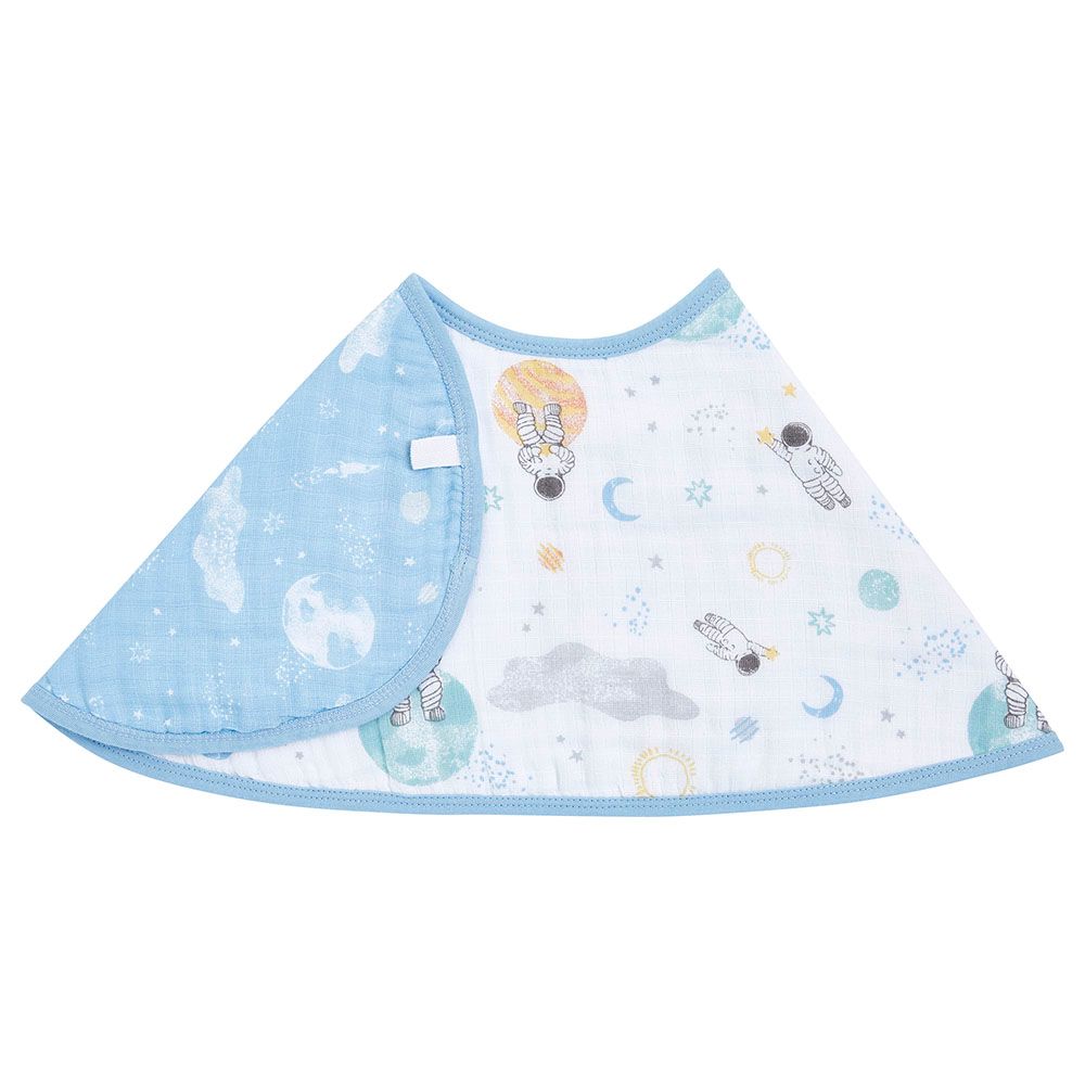 Aden + Anais - Essentials Muslin Baby Burpy Bib - Space Explorers