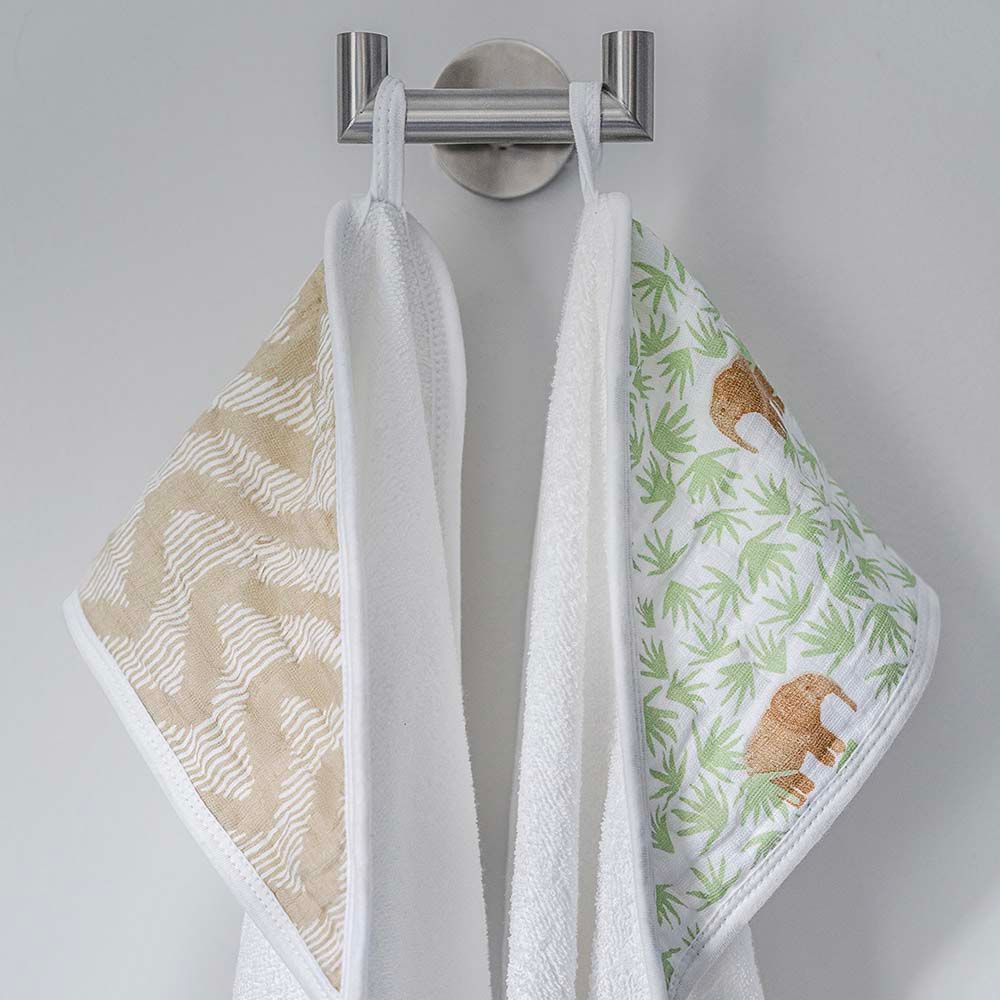 Aden + Anais - Essentials Hooded Towel - Pack of 2 - Tanzania