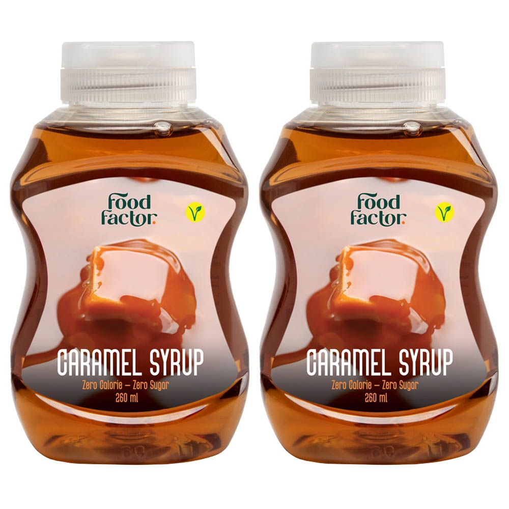 Food Factor - Caramel Syrup 260ml - Pack of 2