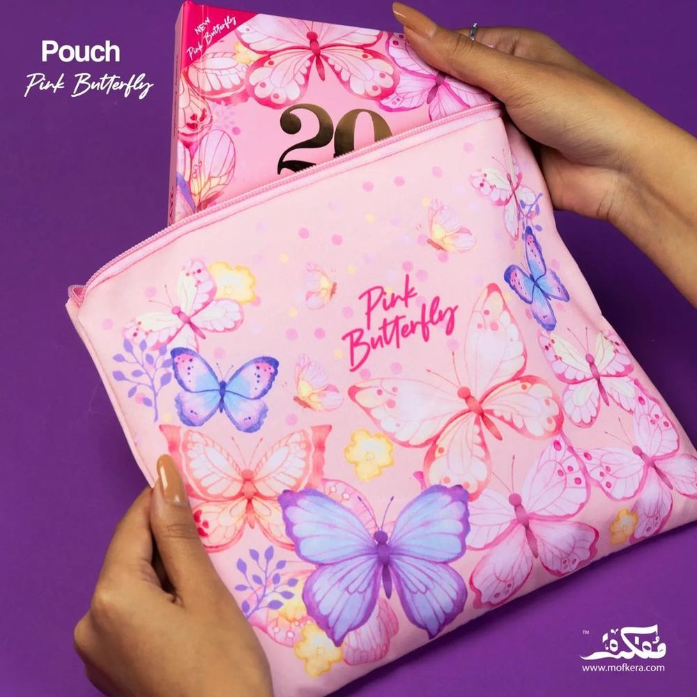 Mofkera - Agenda Gift Set 2023 - Pink Butterfly