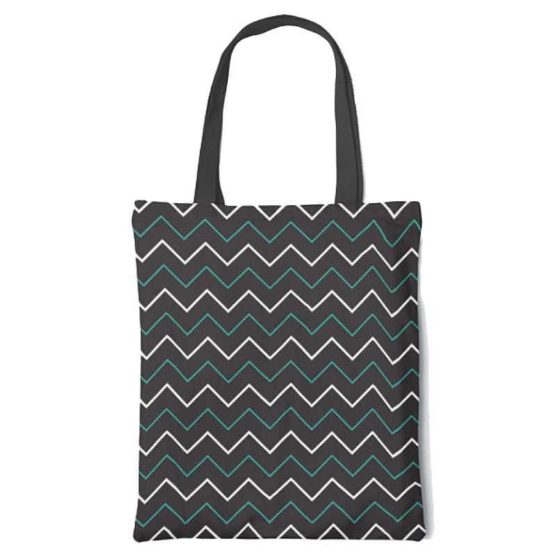 Doodle - Quarantine Canvas Tote Bag - Black