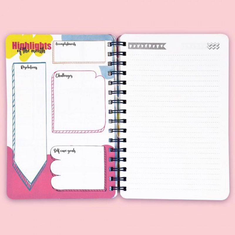 Doodle - Happiness Undated 2021 A5 Planner - Impressionist