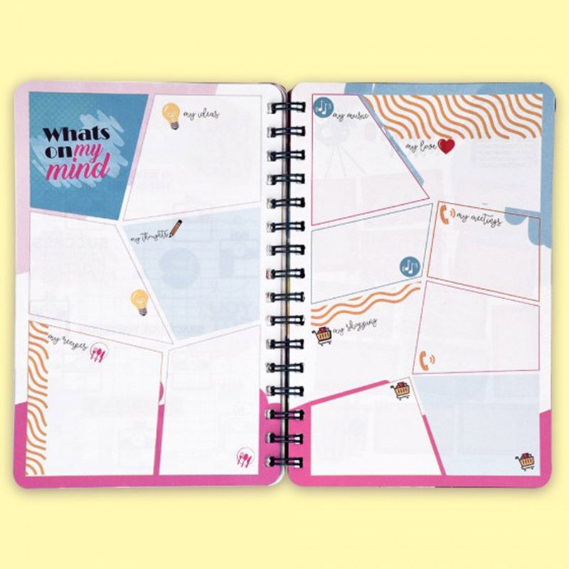 Doodle - Happiness Undated 2021 A5 Planner - Impressionist