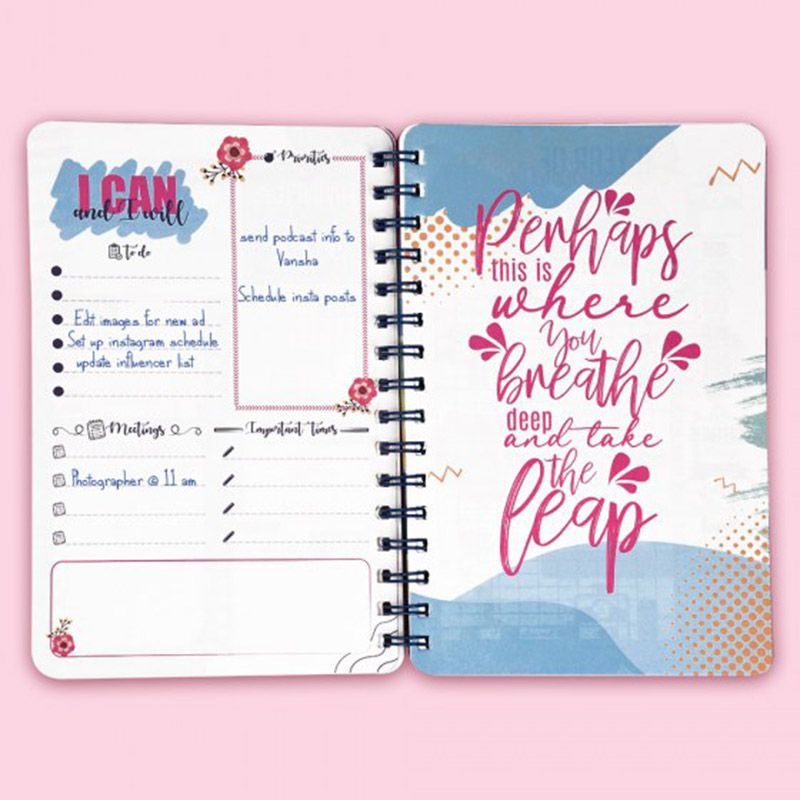 Doodle - Happiness Undated 2021 A5 Planner - Impressionist