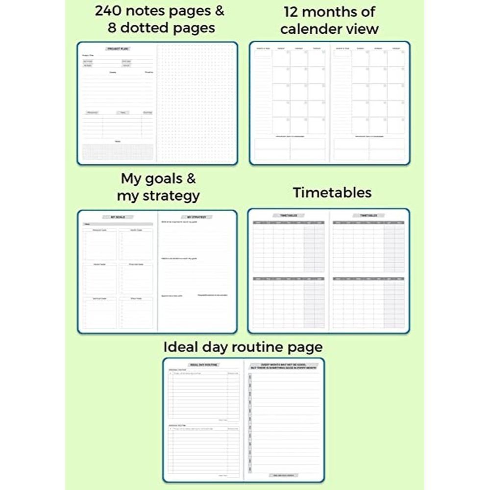 Doodle - A5 Premium Productivity Planner - Go-Getter