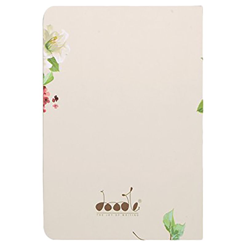 Doodle - Initial I Monogram Soft Bound B6 Diary - Pink