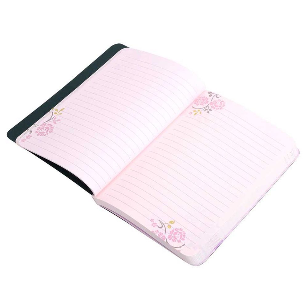 Doodle - Initial M Monogram Soft Bound Diary - Green