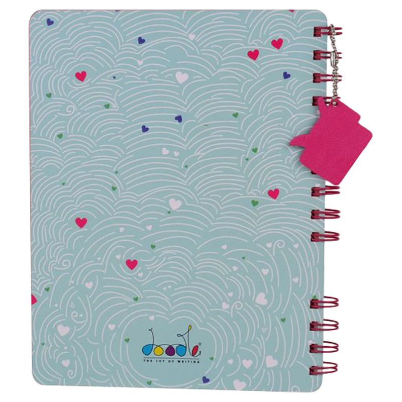 Doodle - Happy In Love Spiral A5 Diary With Dangler