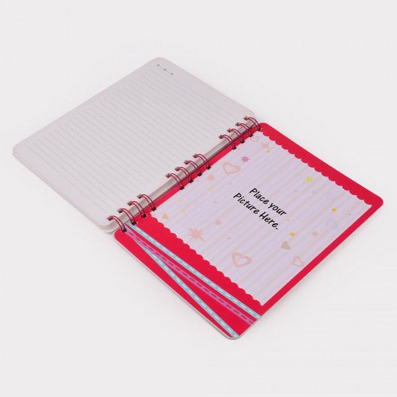 Doodle - Forever Mine Spiral A6 Diary With Dangler - Pink