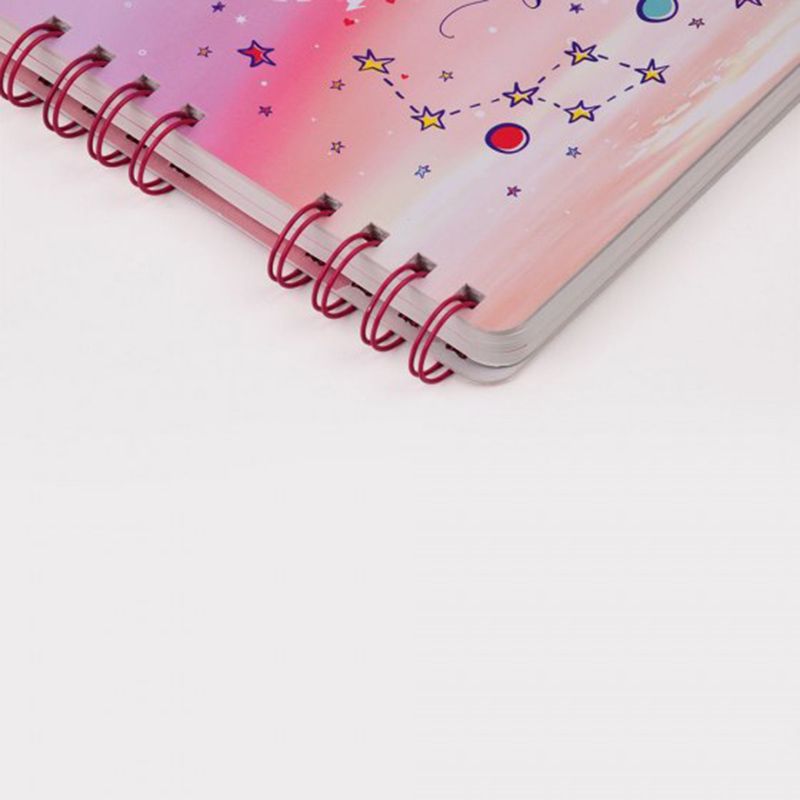 Doodle - Forever Mine Spiral A6 Diary With Dangler - Pink