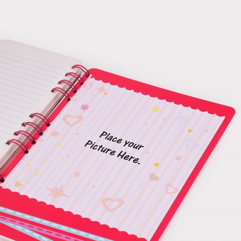 Doodle - Forever Mine Spiral A6 Diary With Dangler - Pink