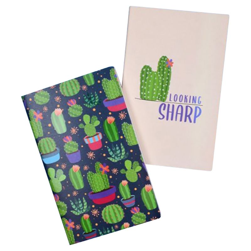 Doodle - Cactus Cart A5 Notebook (Set of 2 Diaries)