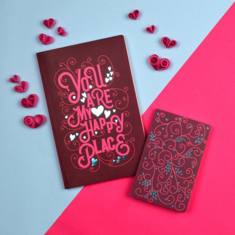 Doodle - Happy Place Twin Diary (Set of 2 Notebooks)