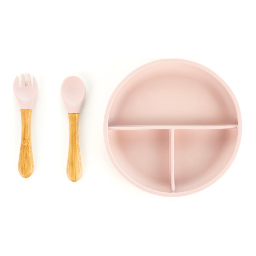 Twinkle - Silicon Feeding Set - 6 pcs - Pink