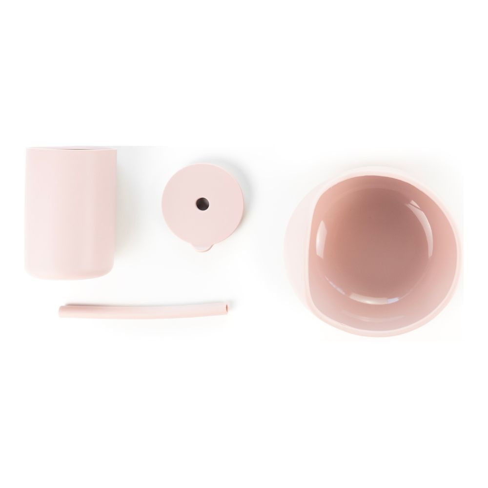 Twinkle - Silicon Feeding Set - 6 pcs - Pink