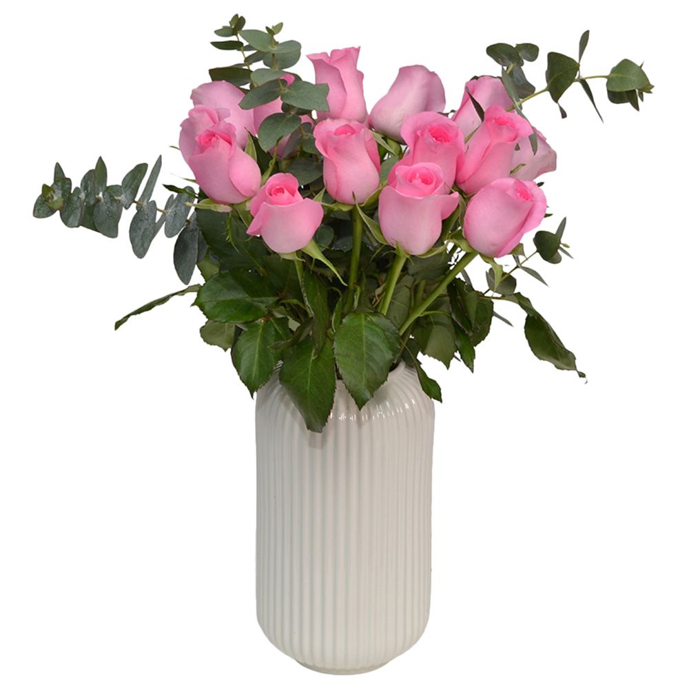 Aiwa Flowers - Vase Of Flowers - Pink