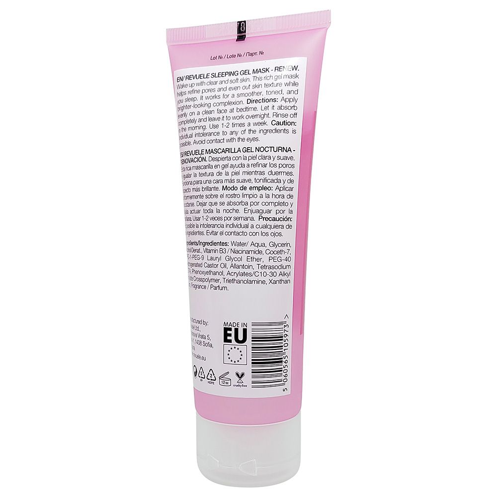 Revuele - Renew Sleeping Gel Mask - Pink - 80ml