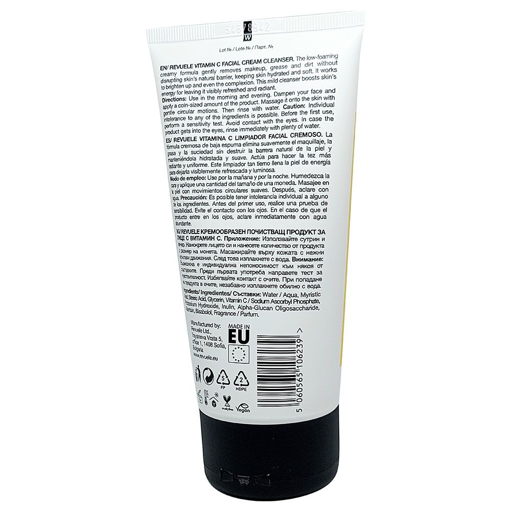 Revuele - Vitamin C Facial Cream Cleanser - 150ml