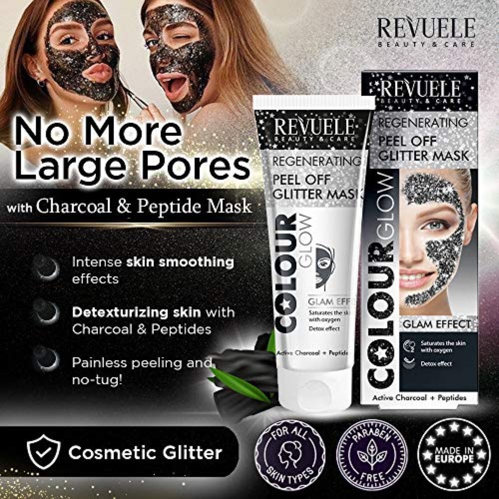 Revuele - Color Glow Black Regenerating Peel Off Mask 80ml