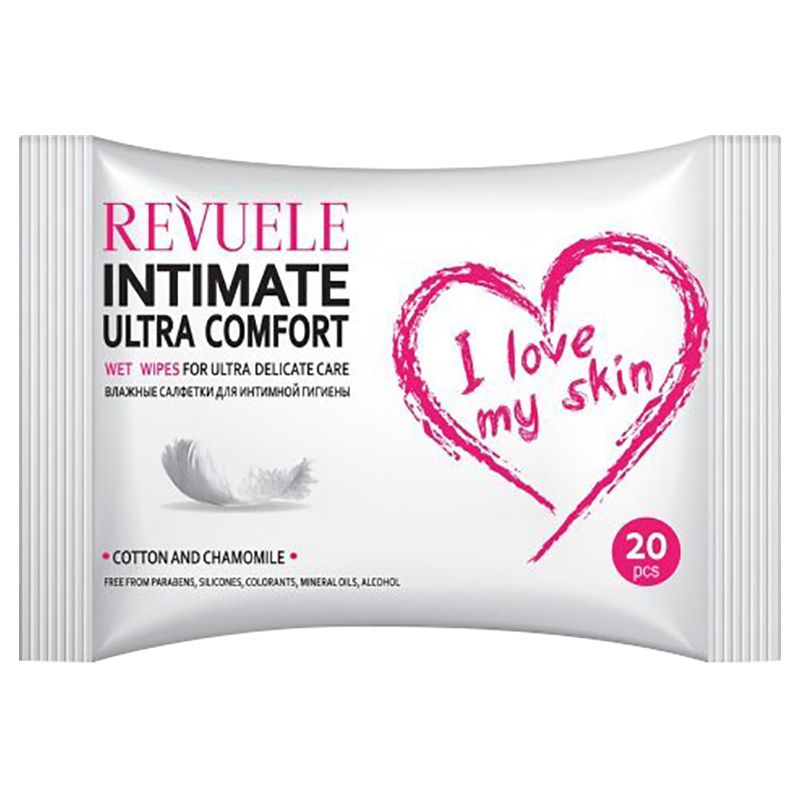 Revuele - I Love My Skin Intimate Ultra Comfort Wipes 20pcs