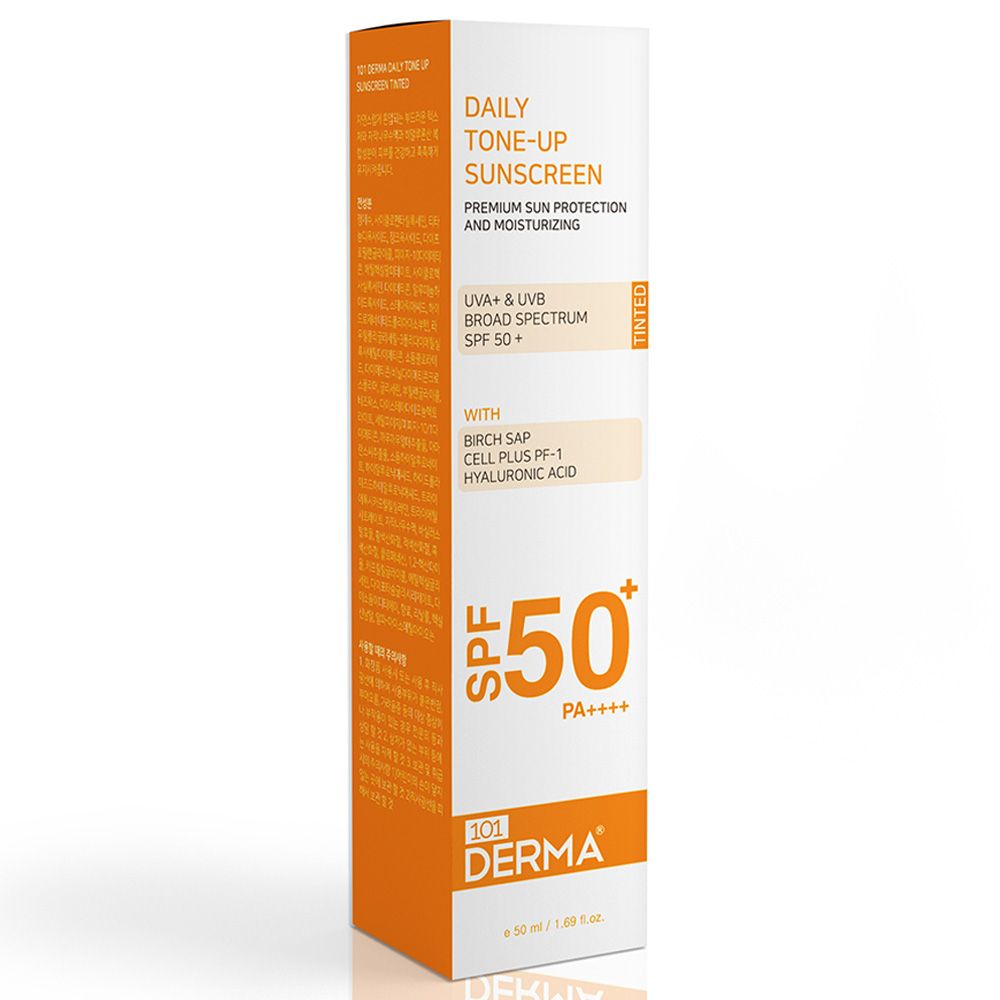 101 Derma - Daily Tone Up Sunscreen - Tinted - 50ml