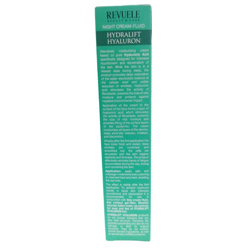 Revuele - Hydralift Hyaluron Night Fluid Cream 50ml