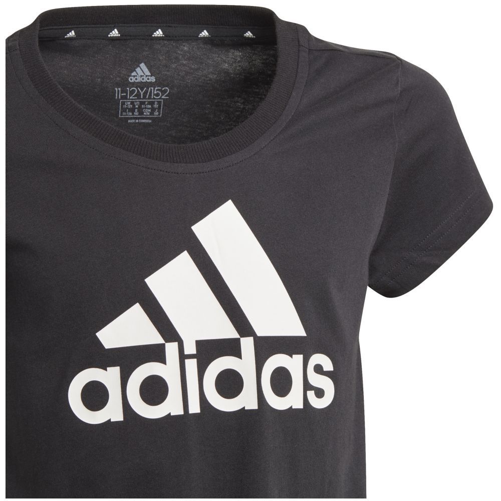 Adidas - Girls Essentials Big Logo Tee - Black