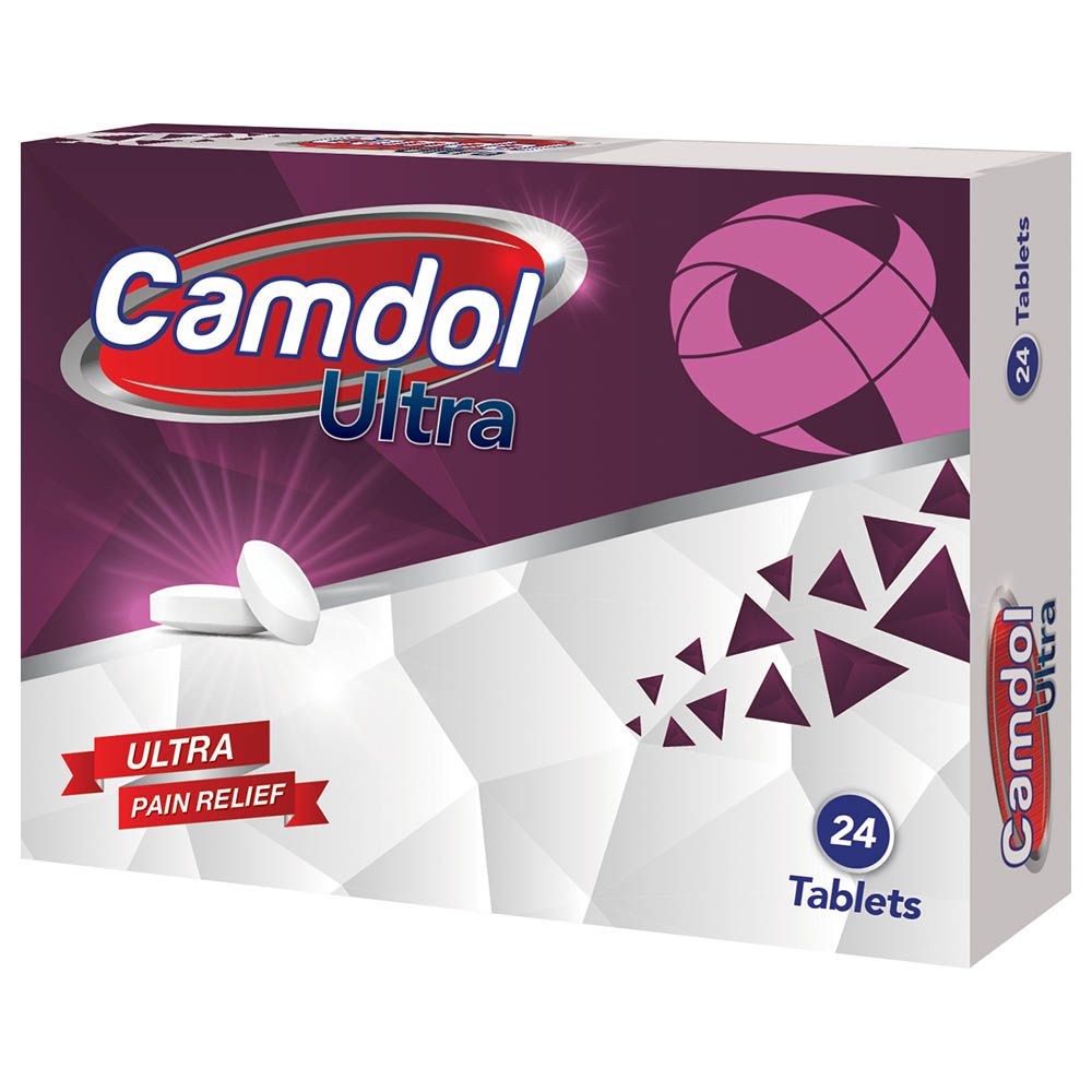 Camdol - Ultra Pain Relief 500 Mg/65Mg - 24 Tablets