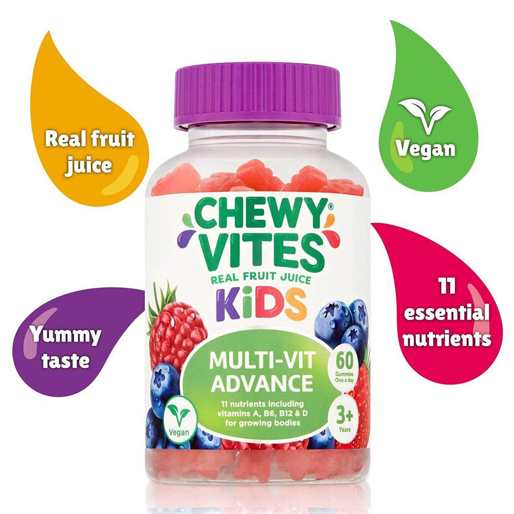 Chewy Vites - Kids Multivitamin Advance - 60 Gummies